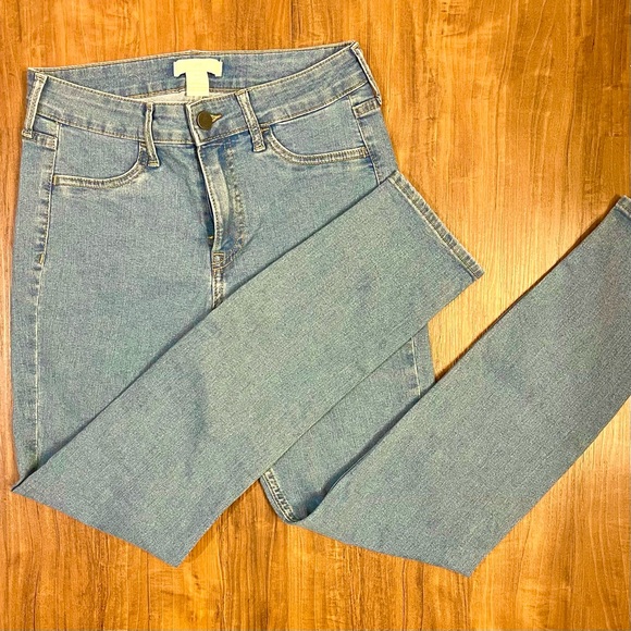 H&M Blue Denim Highrise Skinny Jeans size 6 - Picture 4 of 5